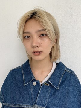 レオニード 表参道(LEONID) ブロンドボブウルフ