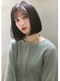 【ROSE】暗髪ボブ＿アッシュブラック＿グレージュ