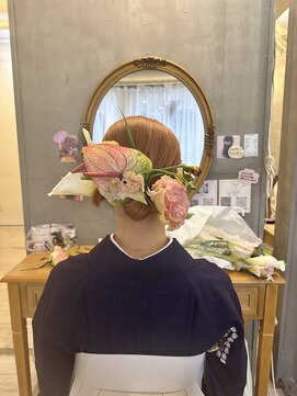 ヘアメイクアンドセットサロン リッコ(Hair make&set salon Ricco) 大阪梅田ヘアセットRicco卒業式袴ヘア