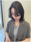 柔らかさと抜け感たっぷりカラー