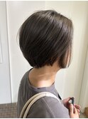 【three.スリー】イメチェン/大人ショート/白髪ぼかし/40代/50代