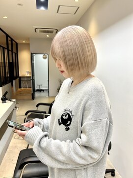 プレイスアワセ(place awase) 髪質改善/ブリーチ/ボブ/ダブルカラー/ハイライト/ショート