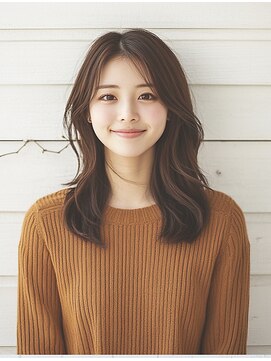 フレア 心 武庫之荘(flare) ★前髪イメチェンこなれミディレイヤーボブウルフネビージュ小顔