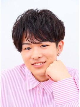 ソレイユトウキョウシブヤ(SOLEIL TOKYO shibuya) メンズ王道前下がりミックスパーマ