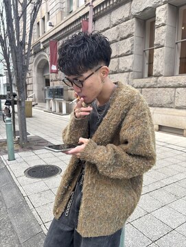 ルックグッドストア(LOOK GOOD STORE) メンズカットアップバングビジカジショートニュアンスパーマ