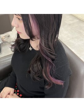 ミラ(MIRA) イヤリングカラー青みピンク