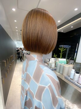 ロンドクロエ 横浜(Lond Chloe) メルティカラー似合わせカットウェーブミディアム縮毛矯正ボブ