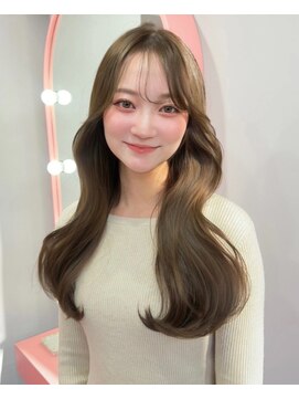 ボタン シブヤ(VOTAN SHIBUYA) ナチュラルハイライトでつくるオリーブカラー