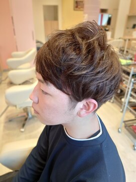 桜デコルポル(桜DECOルポル) お手入れカンタン♪クセを活かしたエアリーメンズショート☆