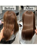 髪質改善縮毛矯正Before/After★