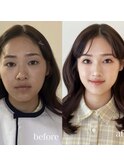 韓国ヘアメイク
