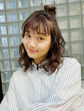 ガーデン 銀座(GARDEN) デジタルパーマ チェリーブラウン イメチェン おしゃれヘア