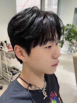 ノラ ウメダ(NORA UMEDA) シースルーマッシュ×毛流れニュアンスパーマ×ダウンパーマ