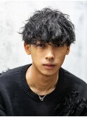 メンズマッシュシャドウパーマ