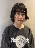 メンズボブアンニュイパーマ＊