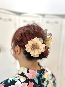 アーチバイケンジ(arch by kenje) お祭り！ふわふわサイドシニヨン