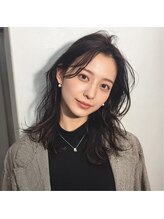 アイビー(ivy) ゆる巻きミディアムダークブラウン20代30代40代
