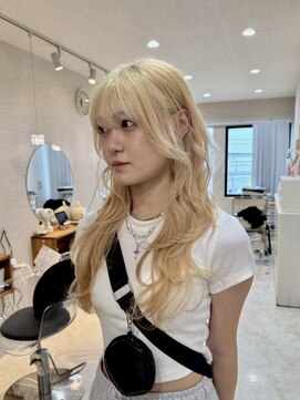 モト 船橋(moto) ブロンド/ロングヘア/ホワイトブリーチ/韓国/船橋/京成船橋