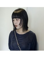 ニコ シモノセキ(NIKO Shimonoseki)&nbsp;［NIKO］レイヤーボブ／顔周りレイヤー/黒髪ボブ