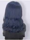 20代30代透明感◎ブリーチカラー×ブルーラベンダーアッシュ