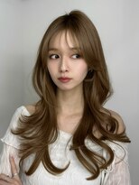 アマトウキョウスマートサロン(AMA TOKYO×Smart Salon) 韓国ヘア 2wayバング レイヤーカット くびれヘア 顔周り