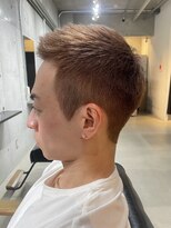 ブルニール 中崎町(BLEUNIR)&nbsp;短髪ベリーショート　30代メンズ　ハイトーン　ベージュ