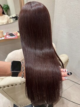 艶髪/ストレート/ロング/髪質改善トリートメント