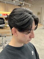 ラヴィズムバイフィフス(LUVISM by fifth) ニュアンスパーマ毛流れパーマセンターパート新潟万代