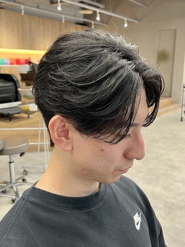 ラヴィズムバイフィフス(LUVISM by fifth) ニュアンスパーマ毛流れパーマセンターパート新潟万代