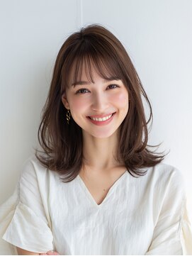 e.m.a プレミアムビューティーサロン 栄駅店(e.m.a PREMIUM BEAUTY SALON) レイヤーカット/イメチェン/外ハネボブ/美髪/ワイドバング/髪型