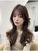 20代30代大人可愛いレイヤースタイル顔周りカット原宿