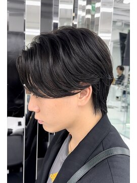 センス 渋谷 宇田川交番前(SENSE) ニュアンスパーマ/センターパート/メンズパーマ/韓国/フェザー