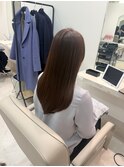 着物ヘア/大人ガーリー/ダークアッシュ/似合わせカット/人形町