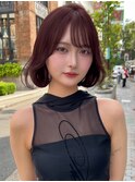 タンバルモリ×ブリーチなしボルドーカラー