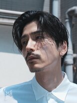 バイフィフス 原宿/表参道(by fifth)&nbsp;緩めニュアンスパーマフェザーパーマメンズセンターパートウルフ