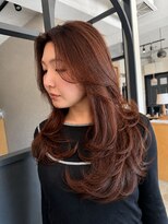 エトワ 中央店(etoi)&nbsp;大分韓国かき上げレイヤーカット大人レイヤー顔まわりレイヤー