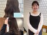【坂本限定】似合わせベージュカラーとミディアムカット+TR*9000円