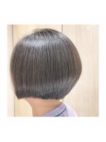 ナノハナ&nbsp;鹿沼で唯一本格ヘッドスパが出来る美容室　シンプルボブ