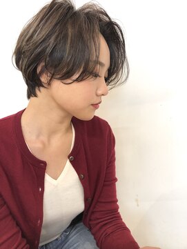 キアラ(Kchiara) ハイライトショート明るい白髪染め/kchiara福岡天神川野直人