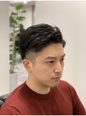 イケメンツーブロッ君withくせ毛太郎 <理容室>