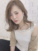 ルノン フィージュ(LUNON fieju)&nbsp;【LUNON fieju】ブリーチ無し×色っぽヌーディーベージュ♪