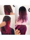 インナーグラデーションカラー　ピンク