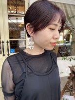 マウロア(MAULOA)&nbsp;The short ワインレッド　カラー　　stylist  浅田　昌宏