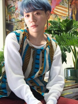 リブロ 三軒茶屋(LIBRO) ヒッピー×ツーブロックマッシュ