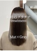 R.HASプラチナtreatment×color