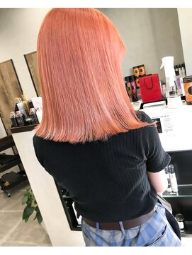 ローカス 昭島(Locus) Aラインボブ/ブリーチ/ハイトーンカラー/ケアブリーチ