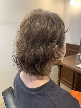 イオエ(ioe) 黒髪/ボブルフ/ネビージュ/小顔/ワンレン/髪質改善/グレージュ