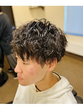 理容 うめむら ツイストスパイラルパーマ