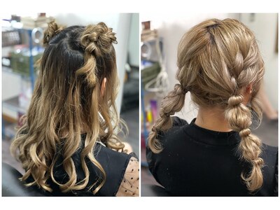 イベントヘアセット