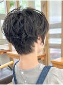 黒髪暗髪ニュアンスショート大人可愛い小顔骨格Cut